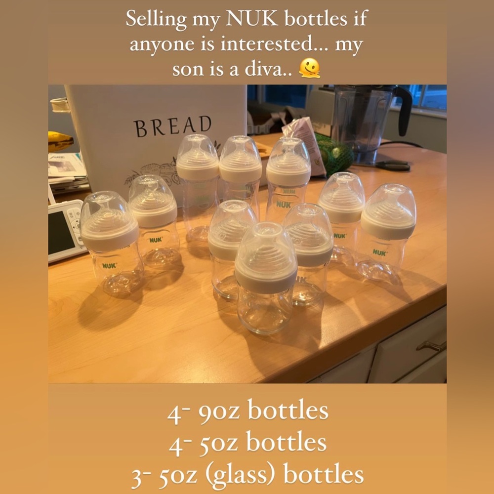 Never used NUK bottles